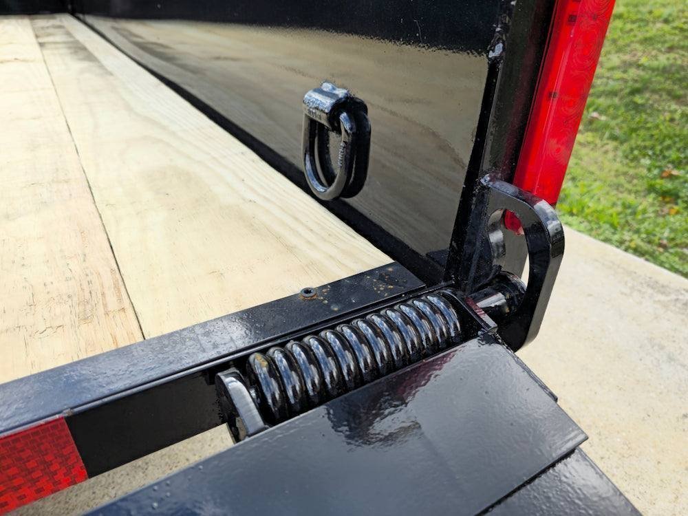 5′ X 10′ Utility Trailer Straight Deck 18″ Sides Tall Gate - Image 12