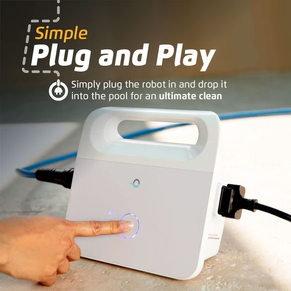 Dolphin Proteus DX5i Wi-Fi Robotic Pool Cleaner with Waterline Scrubber – For Pools up to 50 ft - Image 4