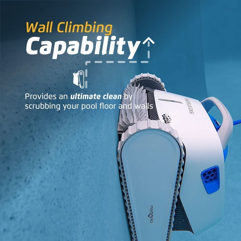 Dolphin Proteus DX5i Wi-Fi Robotic Pool Cleaner with Waterline Scrubber – For Pools up to 50 ft - Image 8