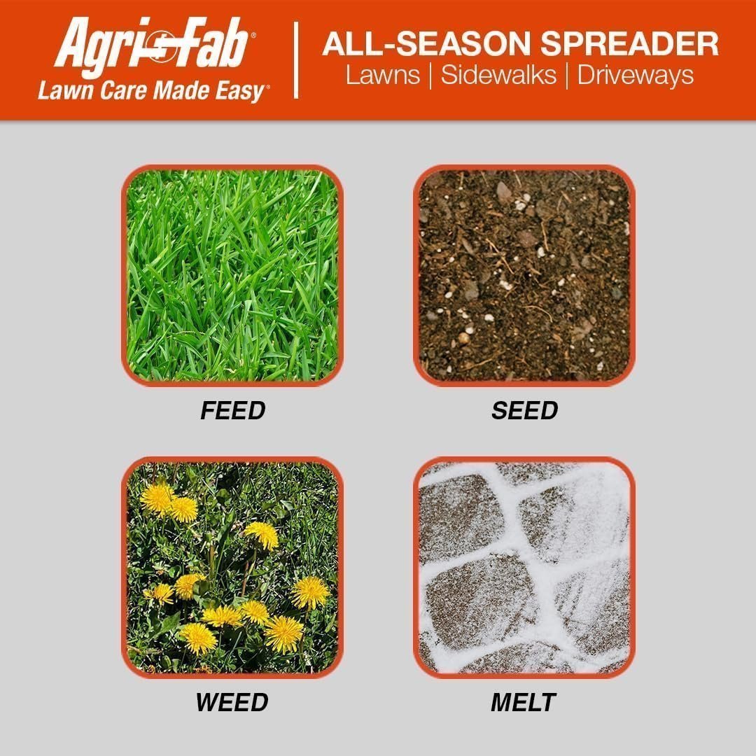 Agri-Fab 45-0543 Tow-Behind 100 lb Lawn & Garden Spiker Seeder Spreader - Image 24