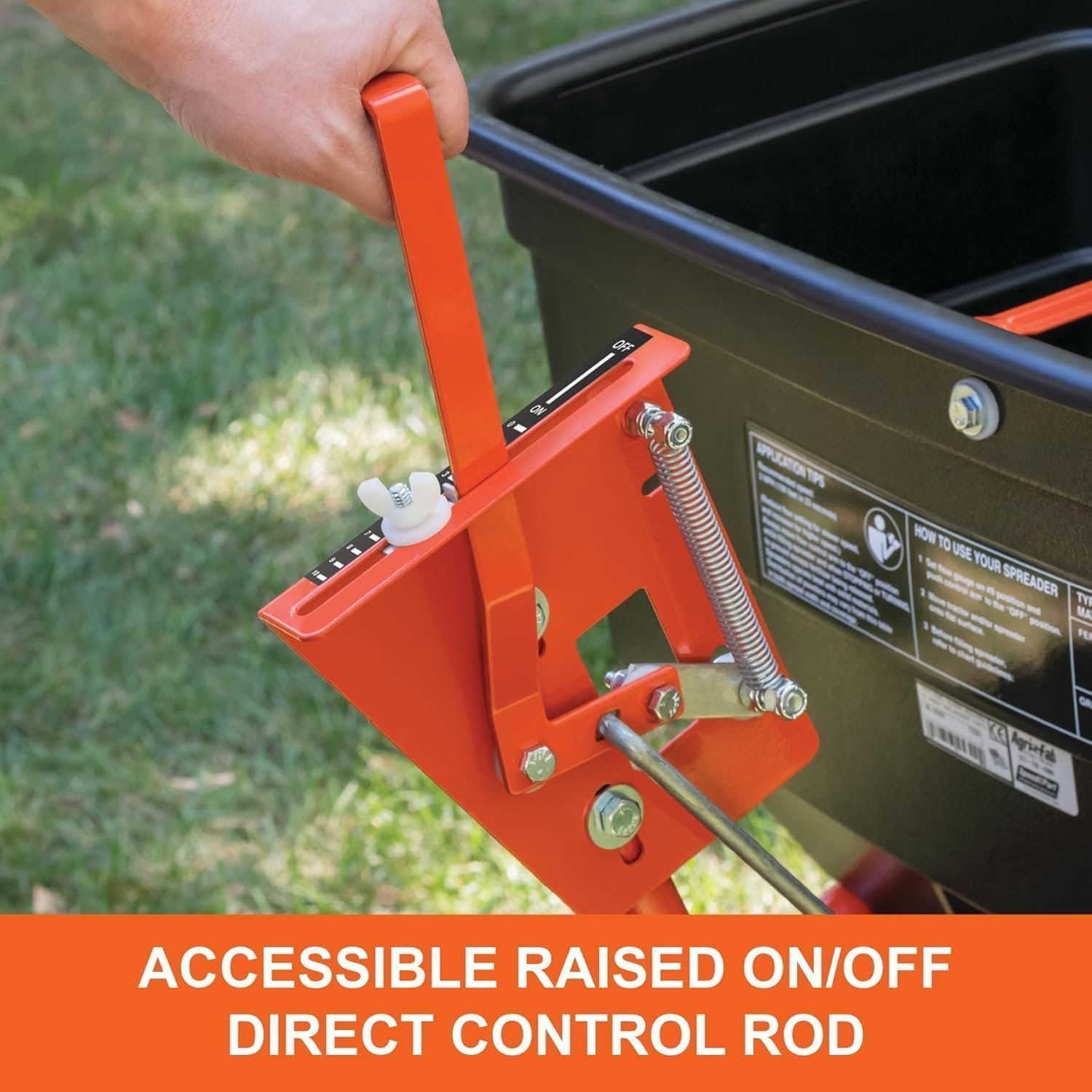 Agri-Fab 45-0543 Tow-Behind 100 lb Lawn & Garden Spiker Seeder Spreader - Image 47