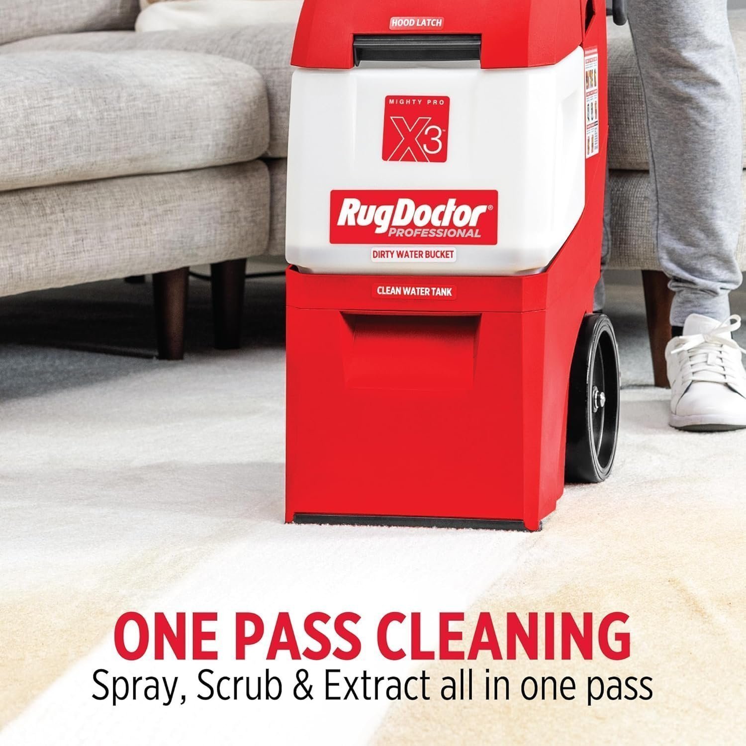 Rug Doctor X3 Commercial Carpet Cleaner Pet Pro Pack with Stain & Odor Removers - Image 22
