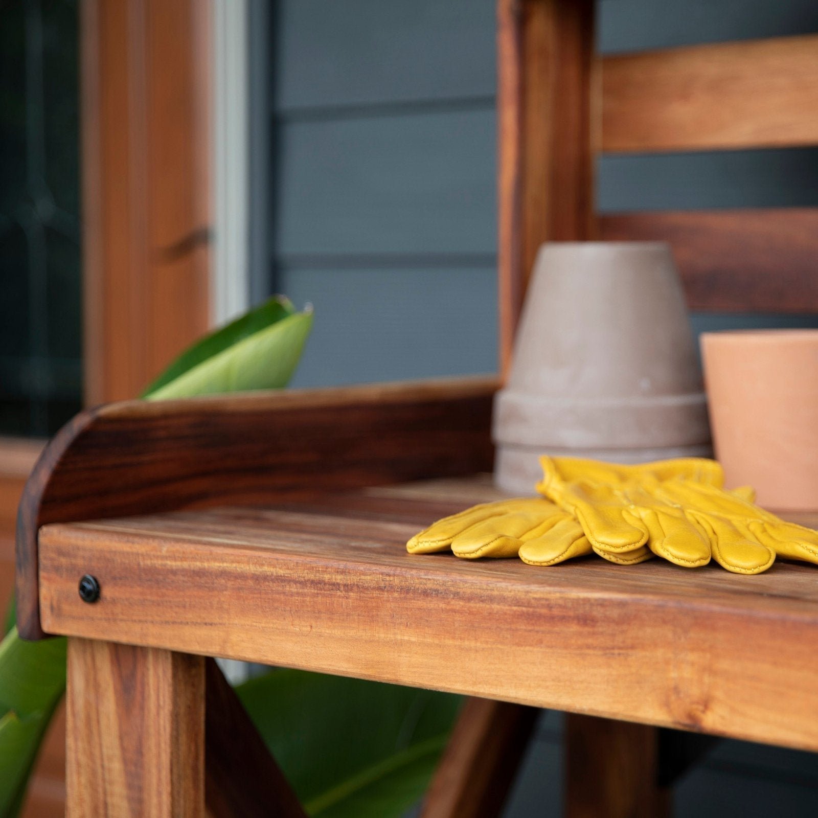 Potting Table/Bench/Serving Bar – Acacia Wood - Image 6