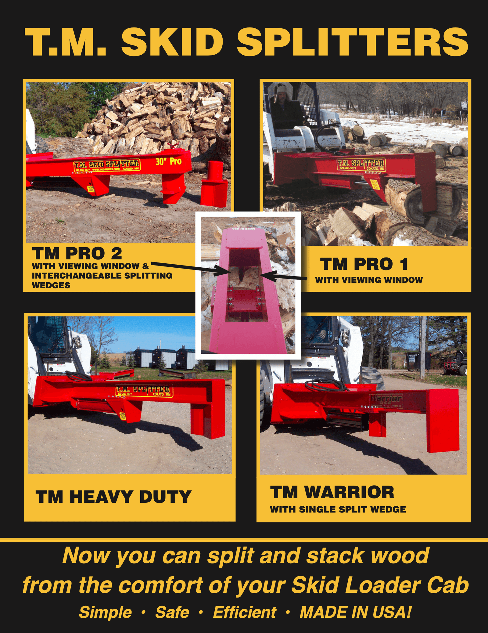 TM Pro Log Splitter Skid Steer Attachment (24”, 30” or 36” Stroke) - Image 8